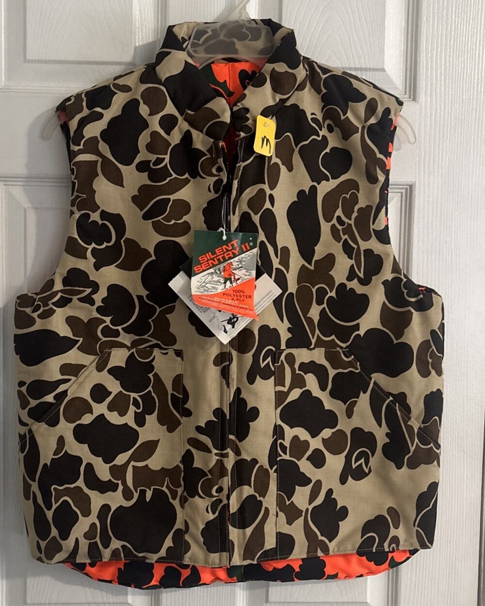 Vintage DuPont Silent Sentry II Reversible Hunting Jacket Size M